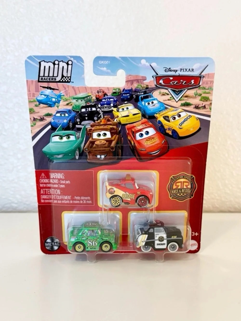 Disney Pixar Cars Mini Racers Race & Rescue 3-Pack